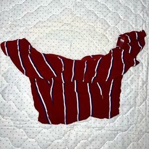 Off Shoulder Bustier Top